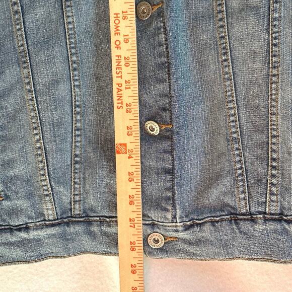 Levi's Strauss Signature Gold Denim Button Up Jean Trucker Jacket Blue Men's 2XL - Picture 8 of 13